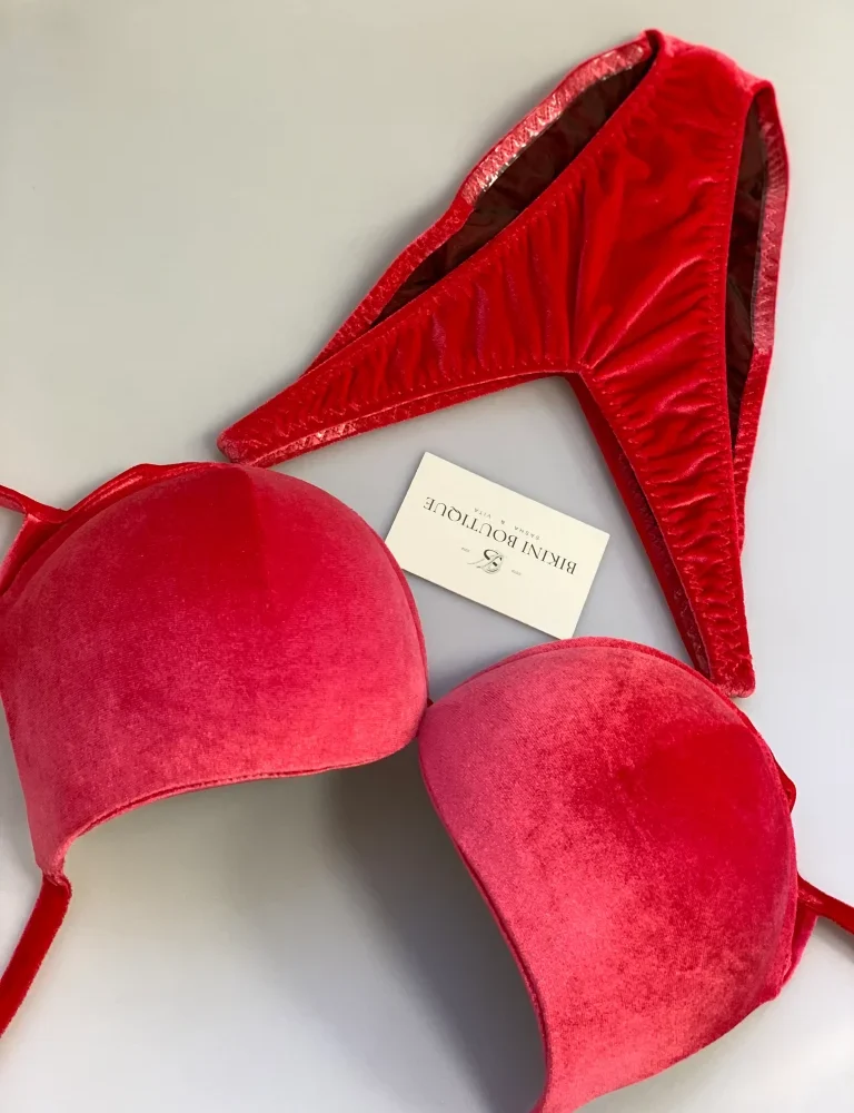 База из бархата коралл